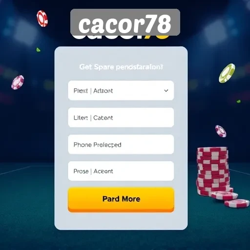 Proses Pendaftaran di Cacor78 yang Mudah dan Cepat